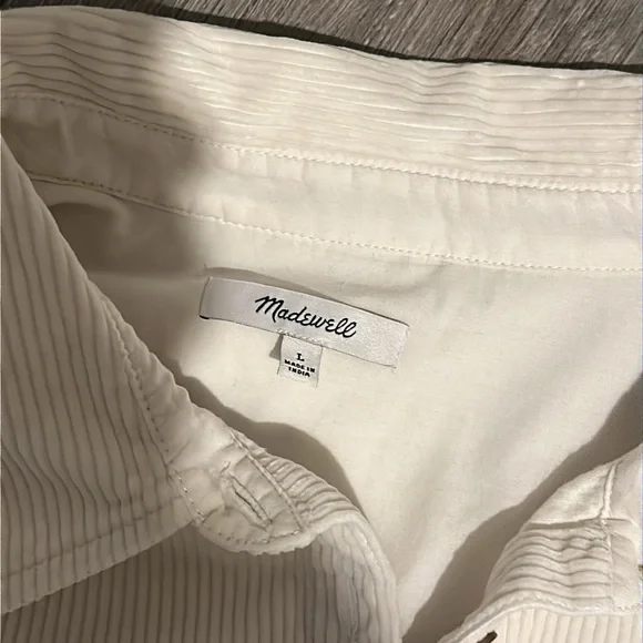 MADEWELL Mini Shirtdress. - Picture 7 of 11